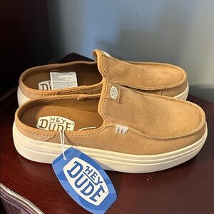 Hey Dude - NWT  Brown Slip-On Loafers